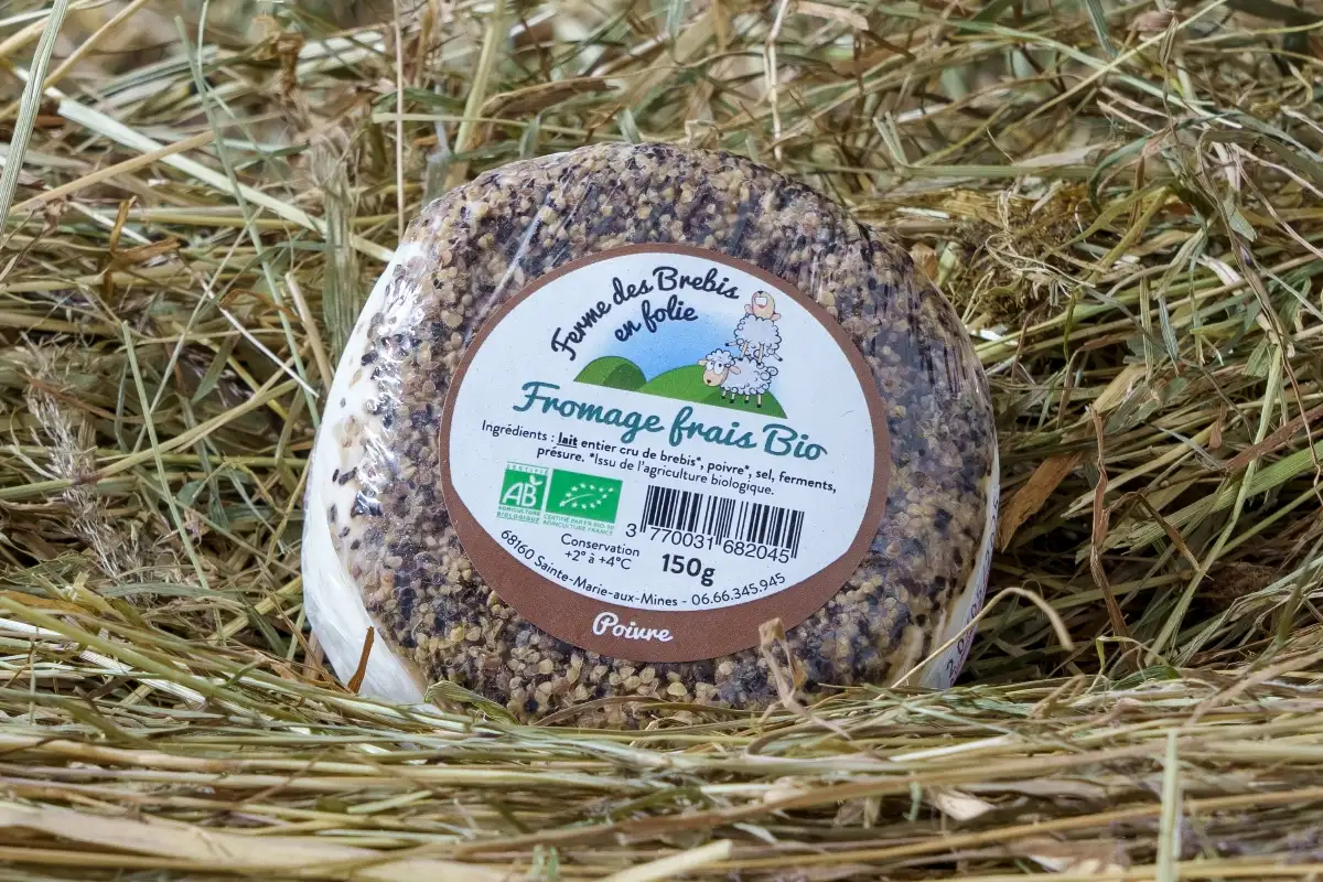 Fromage frais poivre